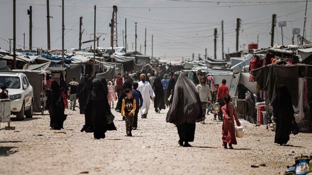 Die Kurdenmilizen bewachten das berüchtigte Lager. (Archivbild)
