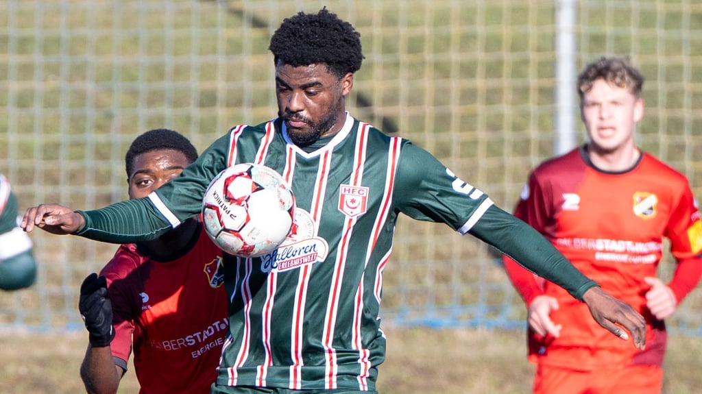 Lloyd-Addo Kuffour durfte sich gegen Halberstadt zeigen. Verpflichtet der HFC den Linksverteidiger?