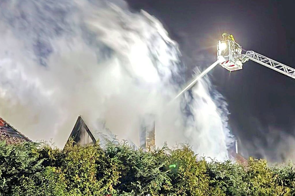 Für die Löscharbeiten  in Hessen war zu wenig Wasser da. 