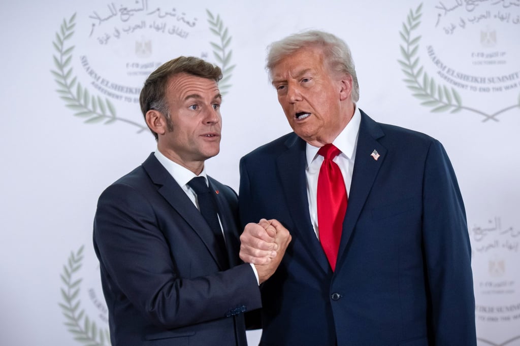 Trump droht: Sollte Frankreich dem „Friedensrat“ nicht beitreten, könnte es hohe Zölle geben. (Archivbild)