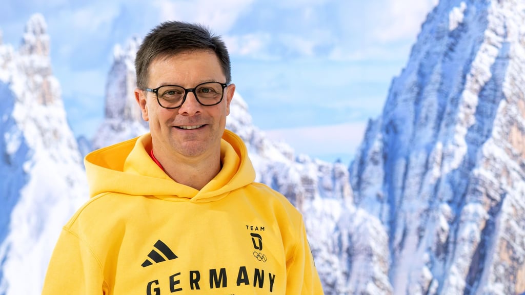 DOSB-Vorstand Olaf Tabor präsentierte das deutsche Olympia-Team.