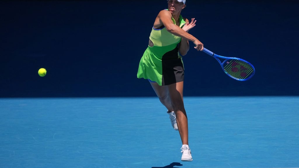 Titelverteidigerin Madison Keys steht in Melbourne in Runde zwei.