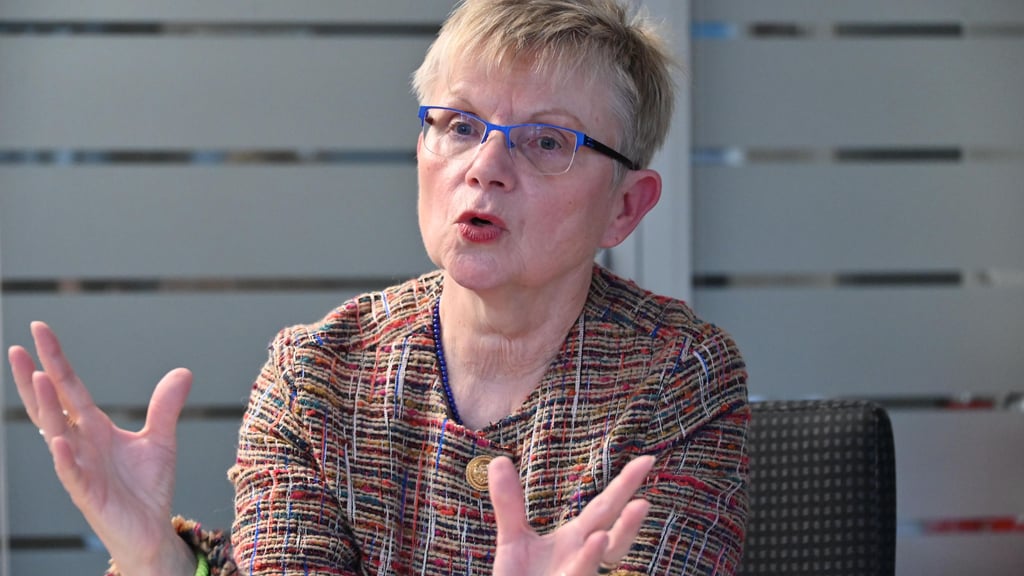 Birgit Dziuk ist seit Oktober Landesgeschäftsführerin der Barmer: „Im Moment laufen wir der Entwicklung hinterher“, sagt sie zur Rolle des Landes bei der Begleitung des Wandels in der Krankenhauslandschaft.