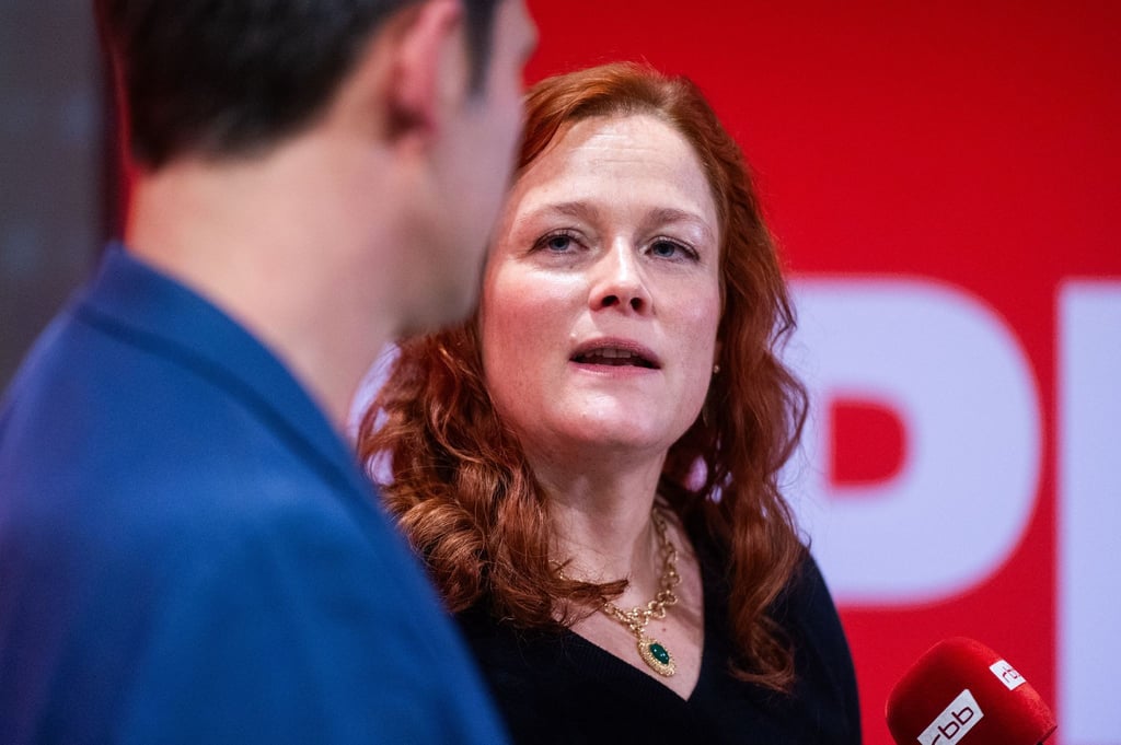 Die beiden nominierten SPD-Landesvorsitzenden Steffen Krach und Bettina König sind für eine Berliner Expo-Bewerbung. (Archivbild)