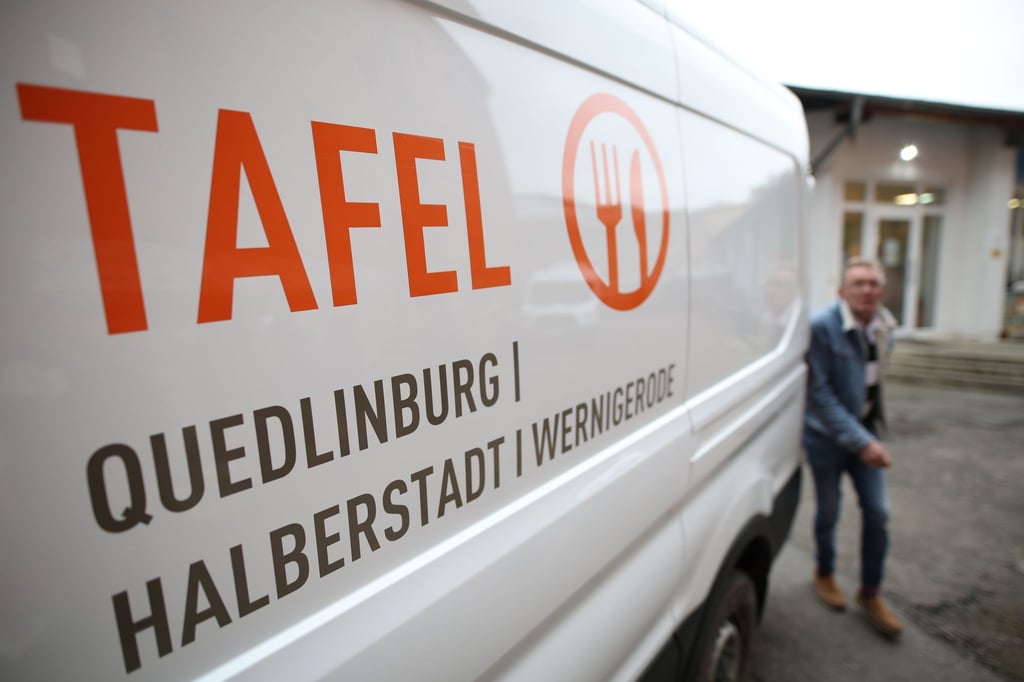 Die Tafel in Sachsen-Anhalt hat im vergangenen Jahr weniger Spenden erhalten. (Archivbild)