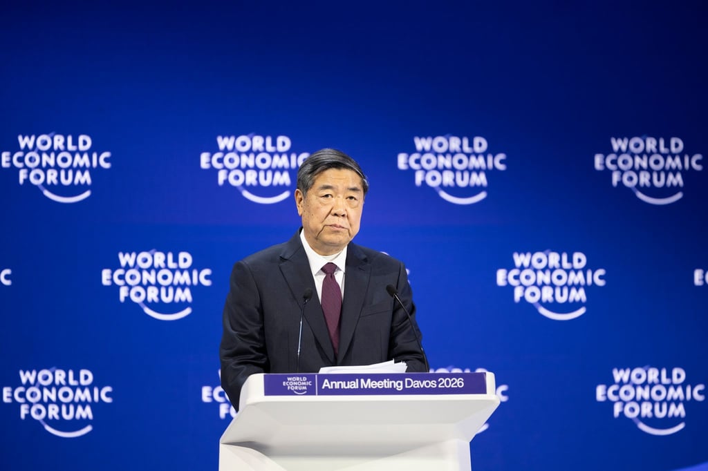 China hatte seinen Vize-Ministerpräsidenten zu dem jährlichen Treffen in Davos geschickt.