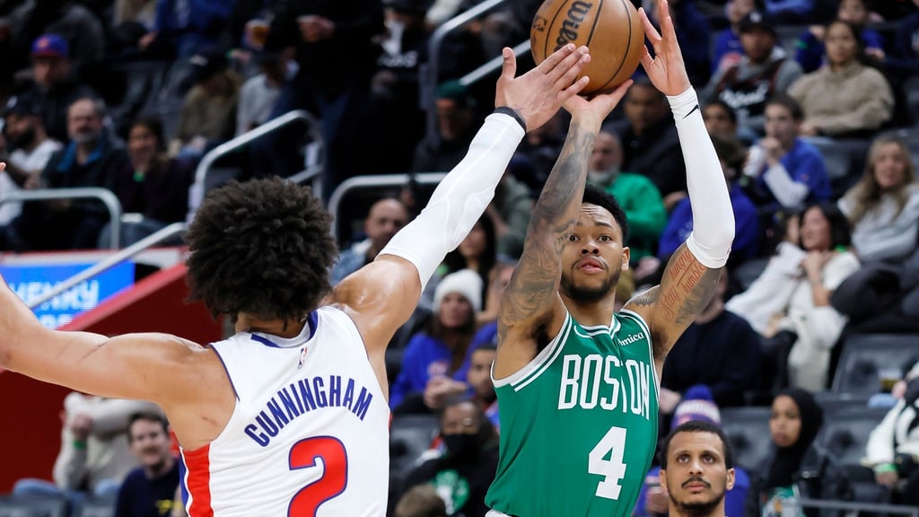 Cade Cunningham (l) wurde vor dem Spiel als Starter für das All-Star-Game nominiert.