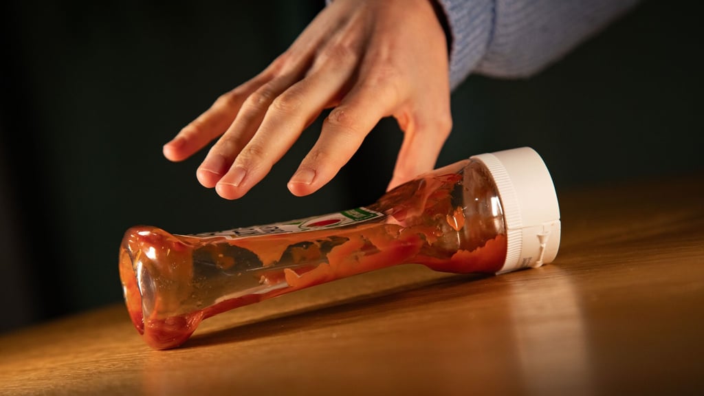 Flasche leer? Mit einem Trick soll sich auch der letzte Rest Ketchup herausholen lassen.