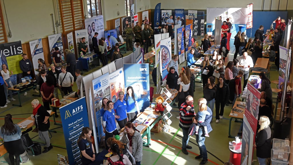 So wie hier in Ascherslben, erhofft man sich bei der Burger Berufsorientierung, ebensoviel Besuch.