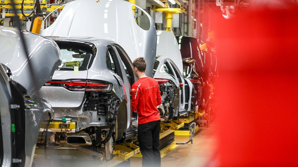 Im Leipziger Werk werden die Modelle Macan (Foto) und Panamera gebaut.