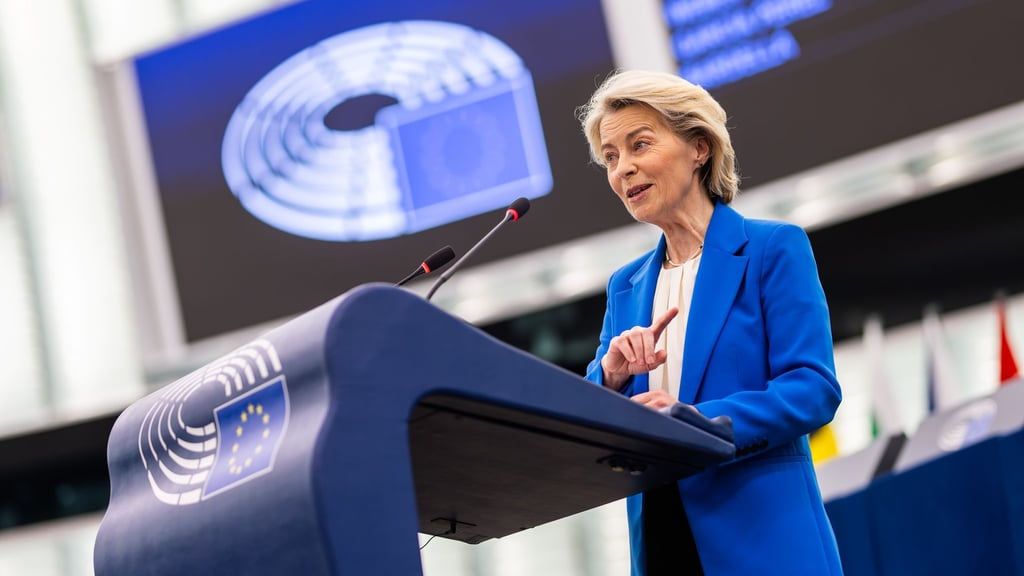 „Wir stehen an einem Scheideweg“, sagte Kommissionspräsidentin Ursula von der Leyen.