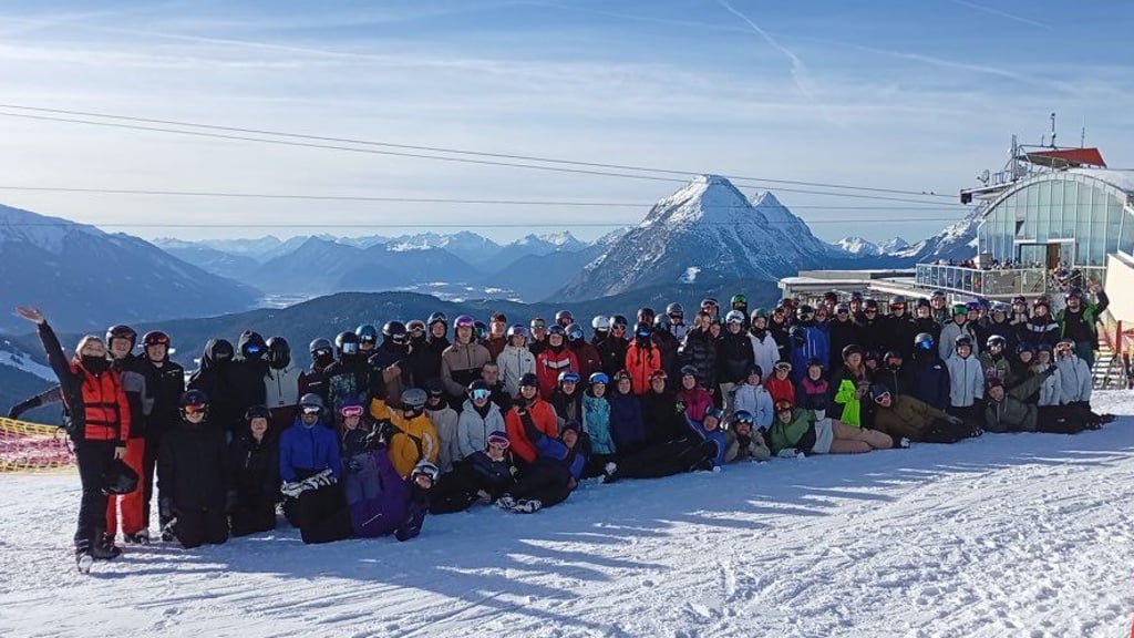 Der Skikompaktkurs des Scholl-Gymnasiums Sangerhausen 2026 in Seefeld in Tirol.