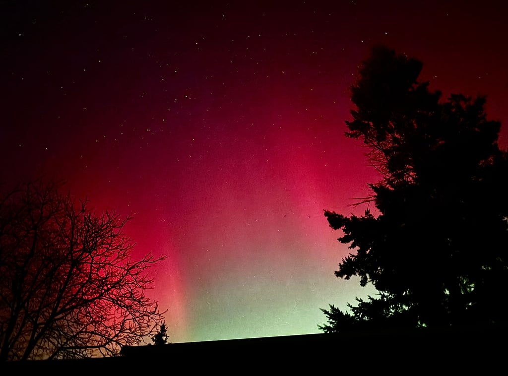 Polarlicht über Quellendorf