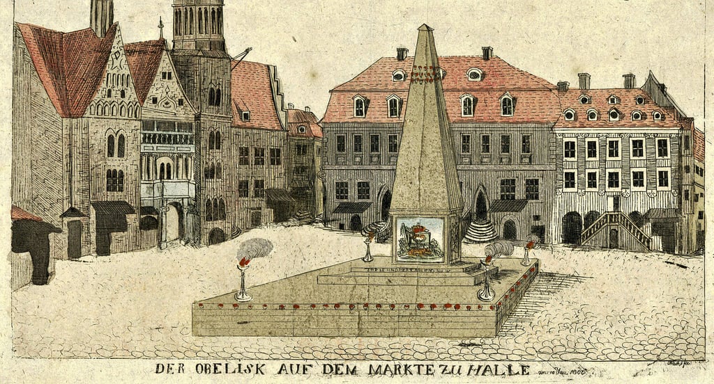 Die Stadt huldigte Anfang des 19. Jahrhunderts mit einem Obelisken aus Holz auf dem Markt dem französischen&nbsp; König Jérôme. 
