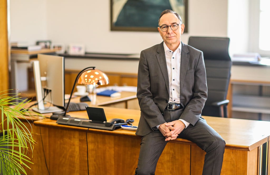 Christof Günther führt die Infrastrukturgesellschaft Infra-Leuna im Chemiepark.