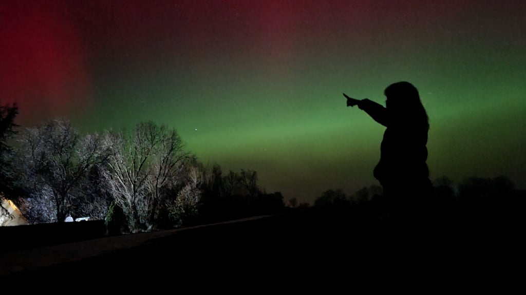 Polarlicht über Dessau