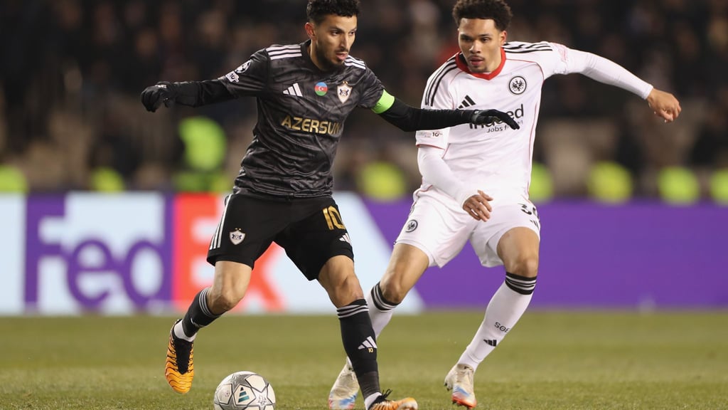 Die Eintracht zeigte in Baku große Moral.