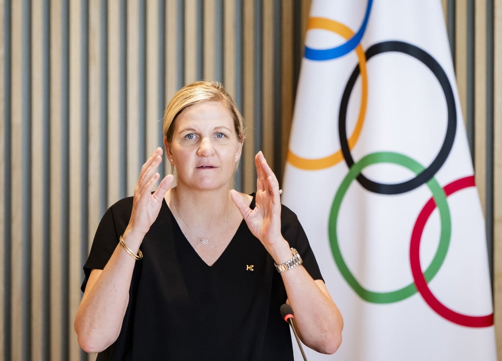Ringt um eine Haltung zu US-Präsident Trump: IOC-Chefin Kirsty Coventry. (Archivbild)