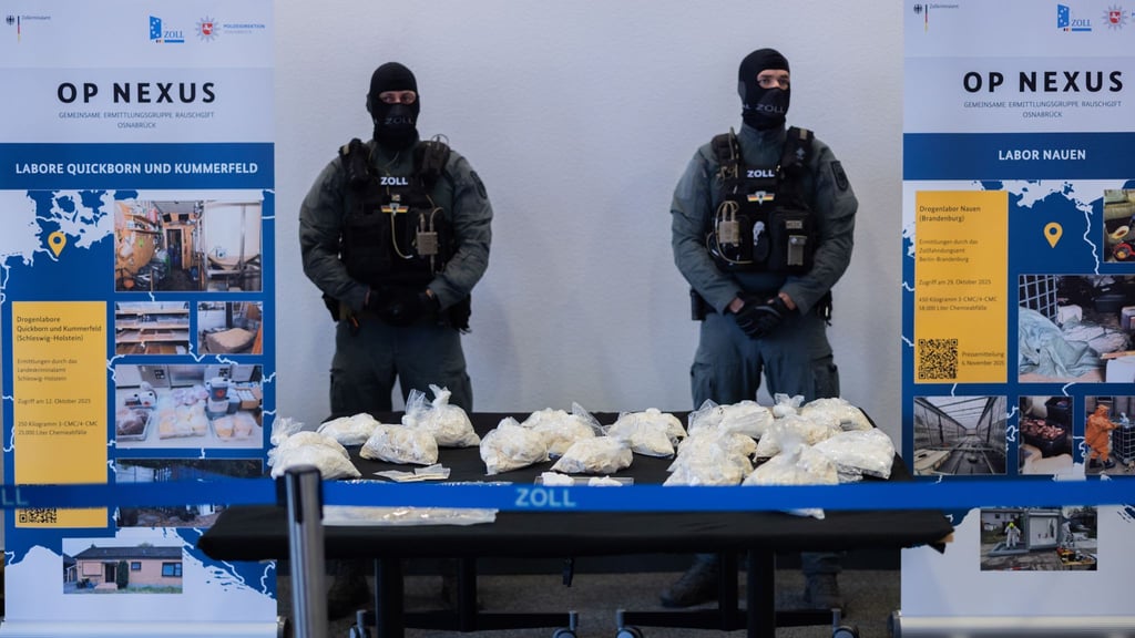 Im Rahmen internationaler Ermittlungen sind auch in Deutschland mehrere Drogenlabore entdeckt worden.