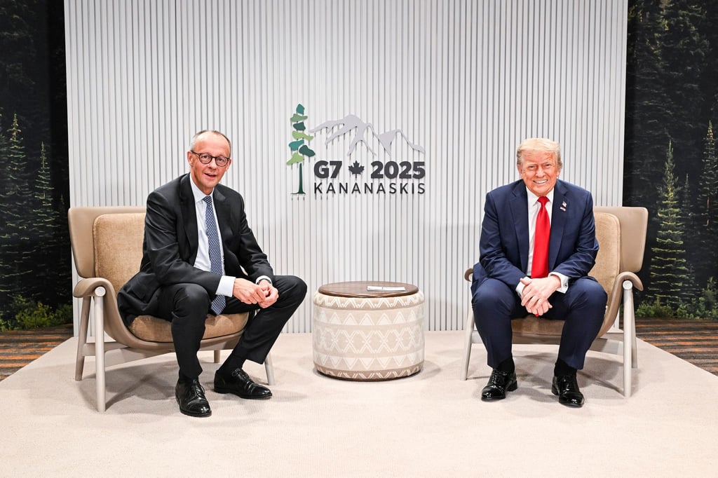 Ein erneutes Treffen von Merz mit US-Präsident Trump in Davos findet wohl nicht statt. (Archivbild)