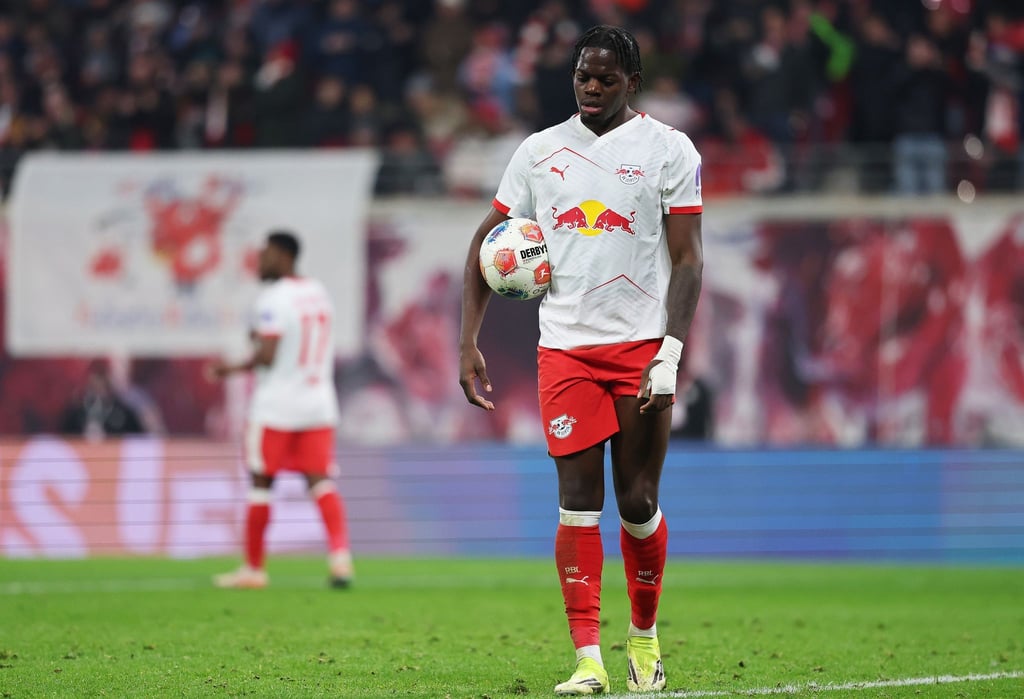 Castello Lukeba von RB Leipzig fällt für die nächsten zwei Spiele aus. (Archivbild)