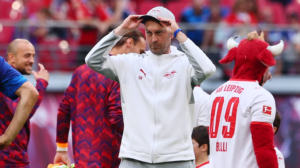Ole Werner nach seinem erst zweiten Sieg gegen Heidenheim insgesamt, dem ersten mit RB im Sommer 2025.