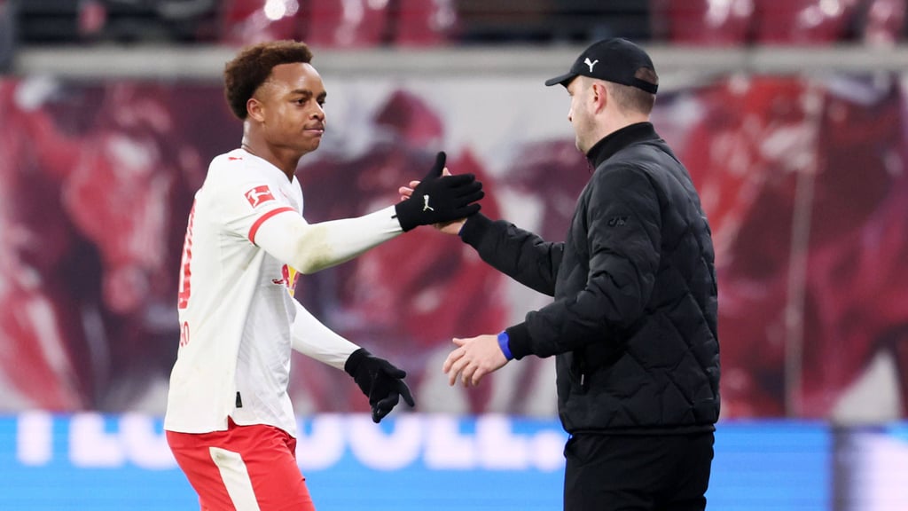 „Das ist ein Spieler, dem ich alles zutraue”: Ole Werner und Assan Ouédraogo.