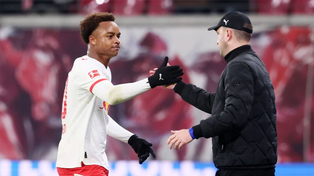 „Das ist ein Spieler, dem ich alles zutraue”: Ole Werner und Assan Ouédraogo.