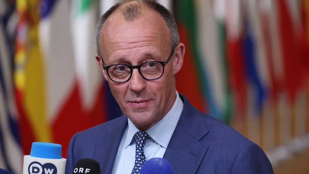 Der Kanzler tritt in Brüssel zuversichtlich auf.