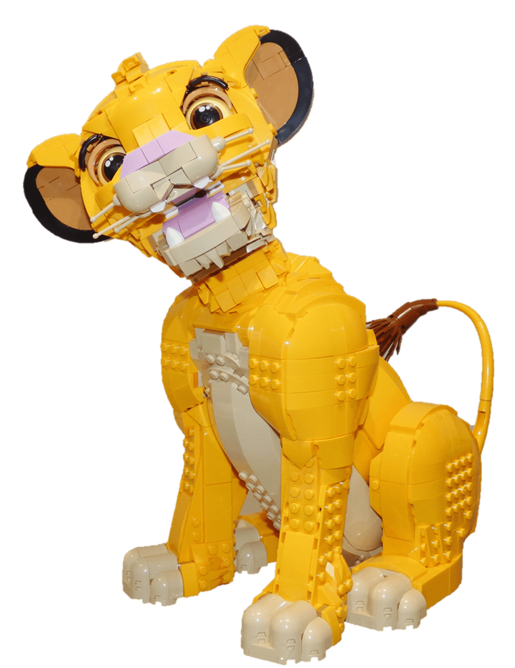 Auch Simba ist im Oschatzer Museum aus Lego aufgebaut.