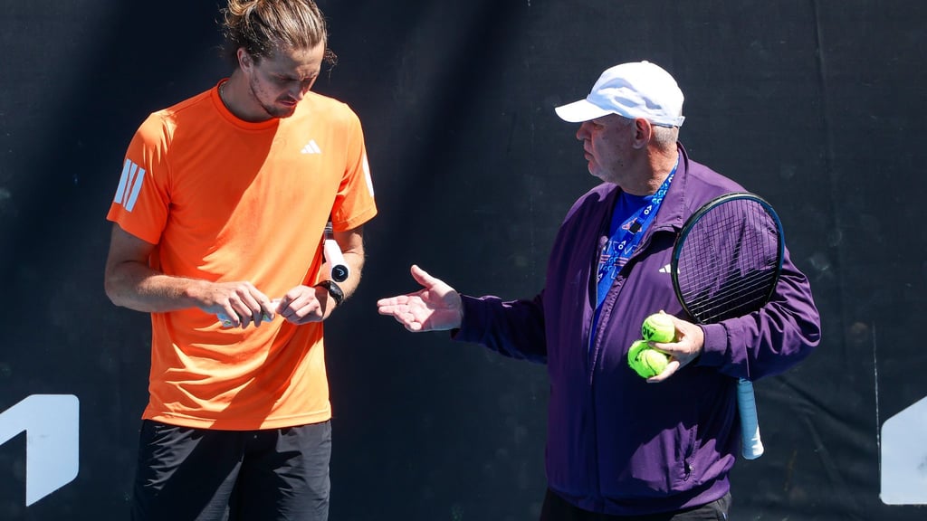 Alexander Zverev scheint der Fuß vor der Partie gegen Cameron Norrie keine Sorgen zu bereiten.