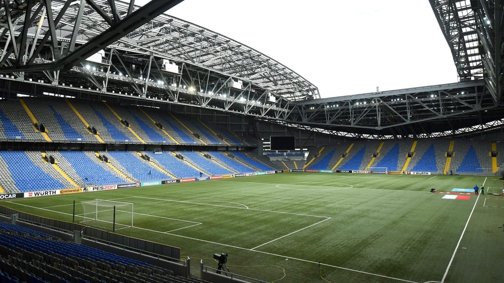Im Astana-Stadion fand das Champions-League-Spiel von Almaty gegen Brügge statt.