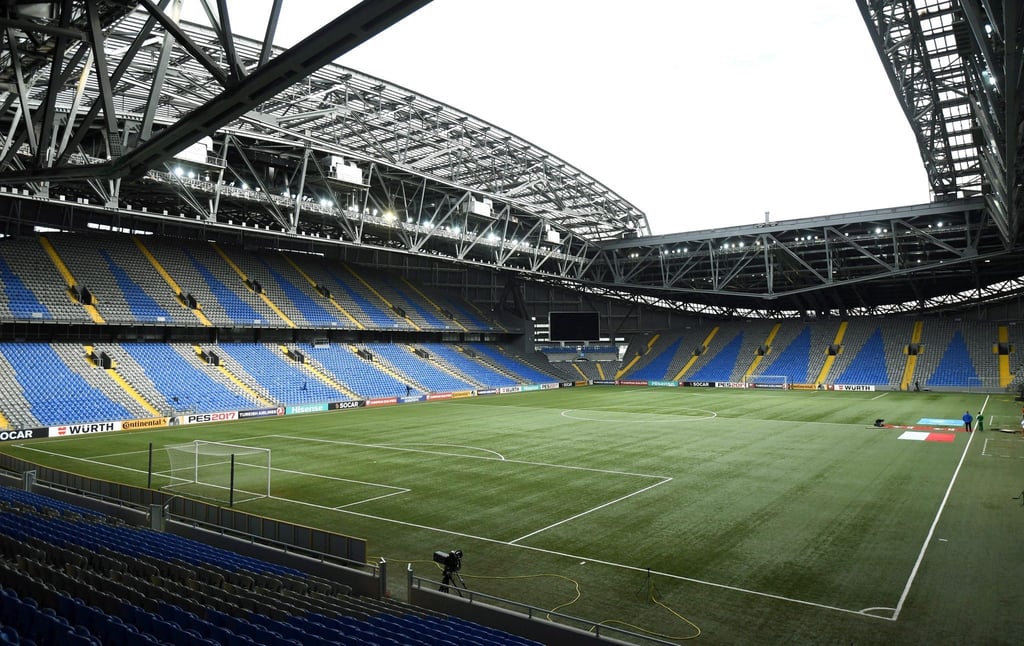 Im Astana-Stadion fand das Champions-League-Spiel von Almaty gegen Brügge statt.