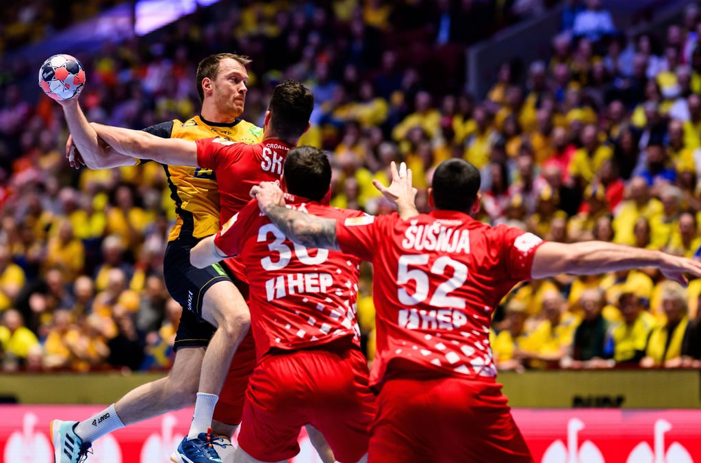 SCM-Spielmacher Felix Claar erzielte für Schweden gegen Kroatien vier Tore.