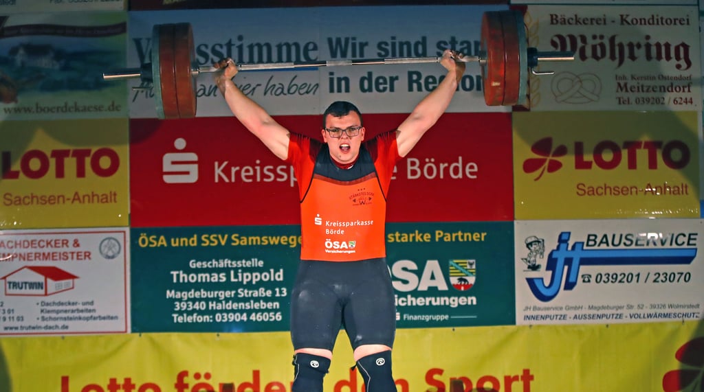 Björn Günther kann für Samswegen wieder die Gewichte stemmen.