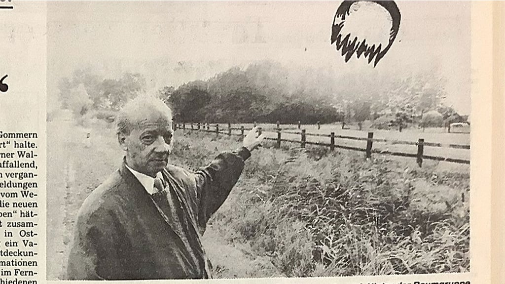 Am 20. September 1993 hatte der Gommeraner Walter Herzel eine Begegnung der unheimlichen Art. Er sprach mit der Volkssimme über seine UFO-Sichtung.