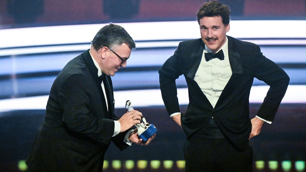 Schauspieler Florian David Fitz bekommt den Ehrenpreis.