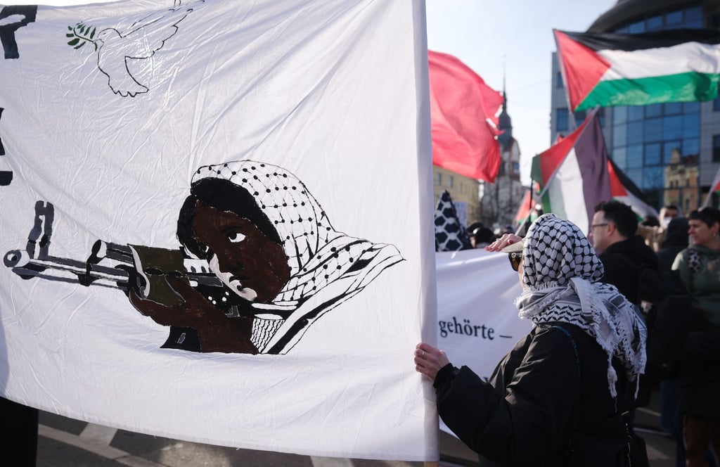 Eine sächsische Beamtin soll die propalästinensische Demo geleitet haben. (Archivbild)