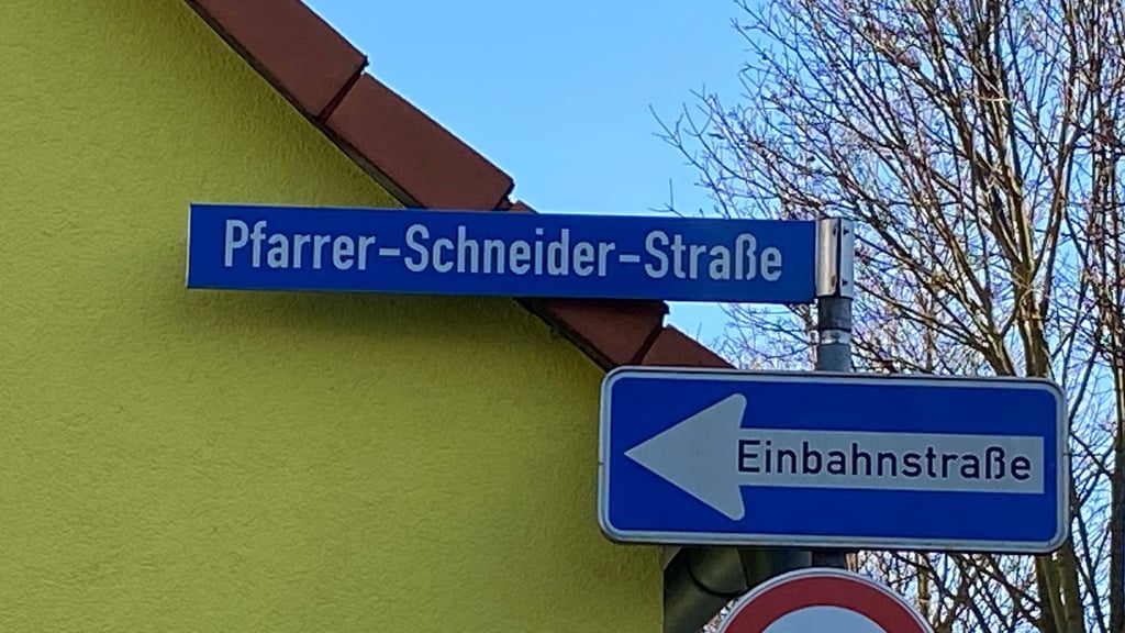 Unscheinbar und doch von besonderer Bedeutung: Die Pfarrer-Schneider-Straße in Genthin.