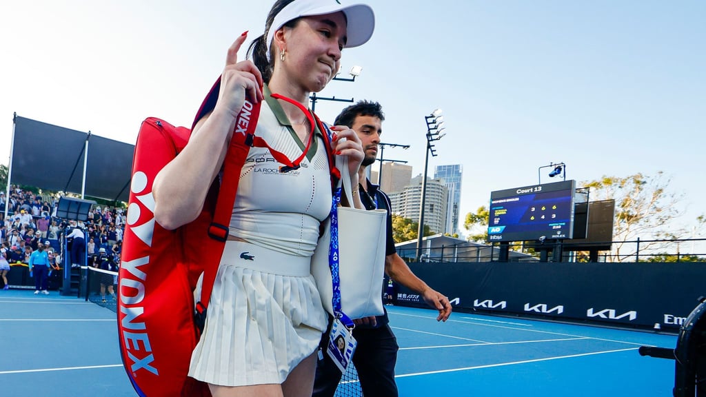 Bitteres Ende: Auch im Doppel ist für Eva Lys in Melbourne Schluss. (Archivbild)