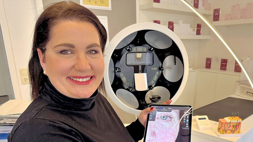 Kosmetikmeisterin Patricia Bruhn hat sich ihren Traum von der Selbstständigkeit in Stendal. 