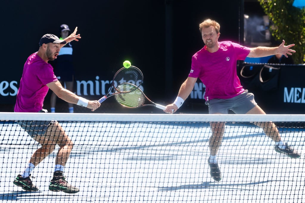 Das deutsche Davis-Cup-Doppel ist in Melbourne bereits raus.