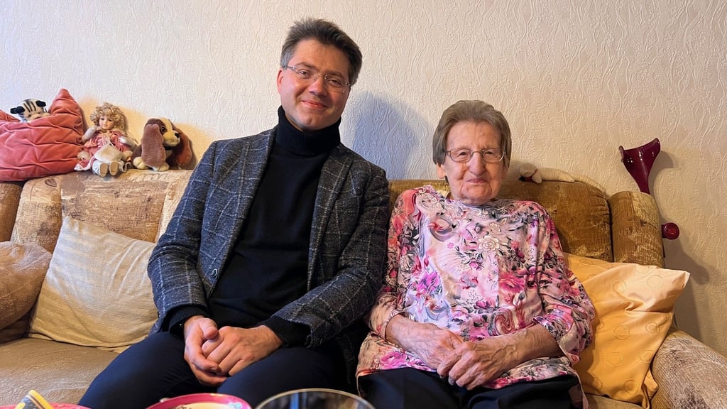 Die 100-Jährige Lonny Schröpfer.