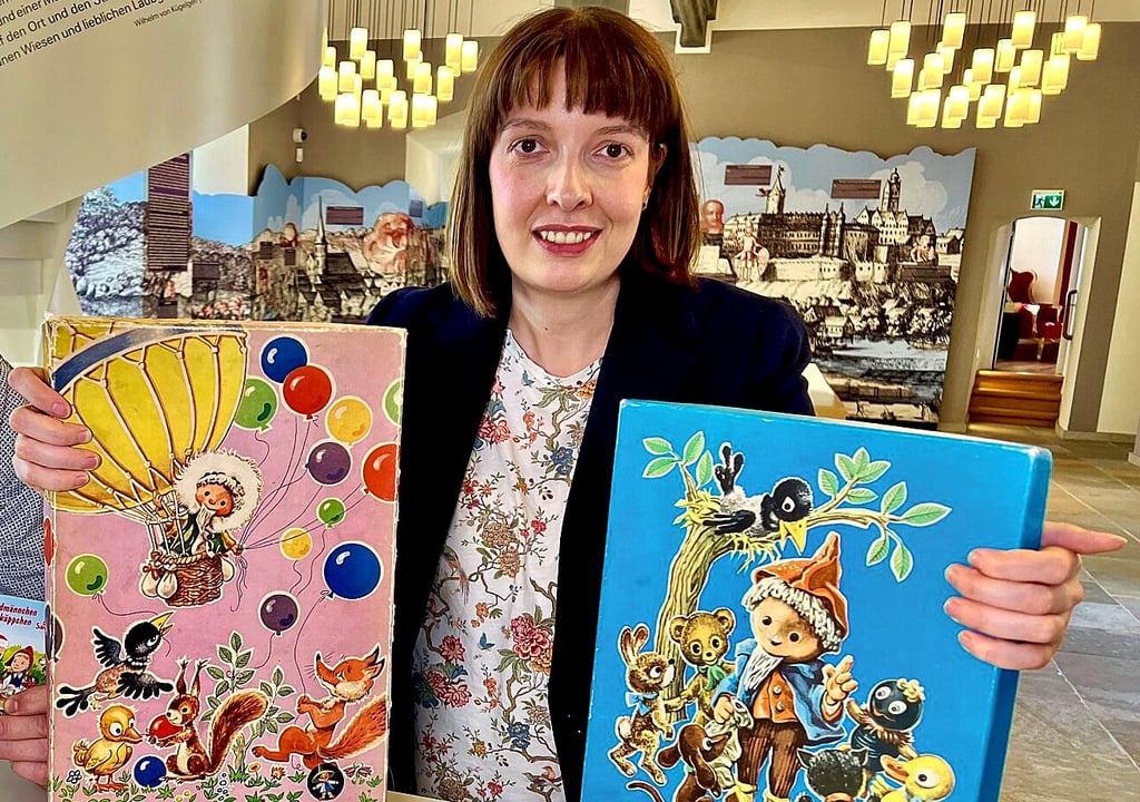 Christiane Heinevetter, die hier die erfolgreiche Sandmännchen-Ausstellung bewarb, verlässt das Museum auf eigenen Wunsch.