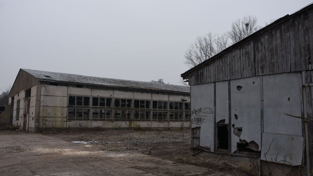 Die alten KfL-Hallen neben dem Norma-Markt. Zumindest eine davon soll neu vermarktet werden.