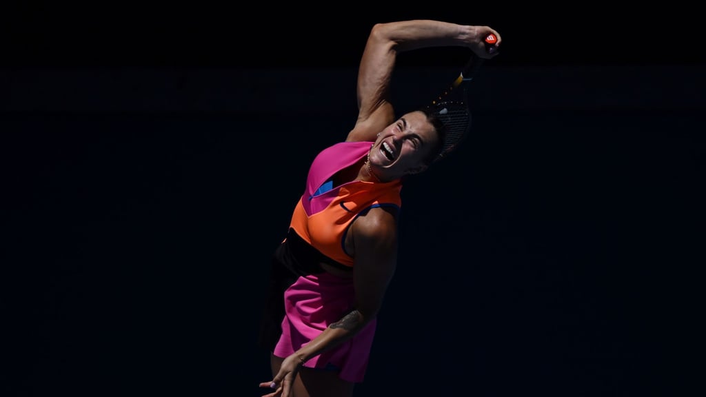 Aryna Sabalenka wurde bei den Australian Open erstmals wirklich gefordert.