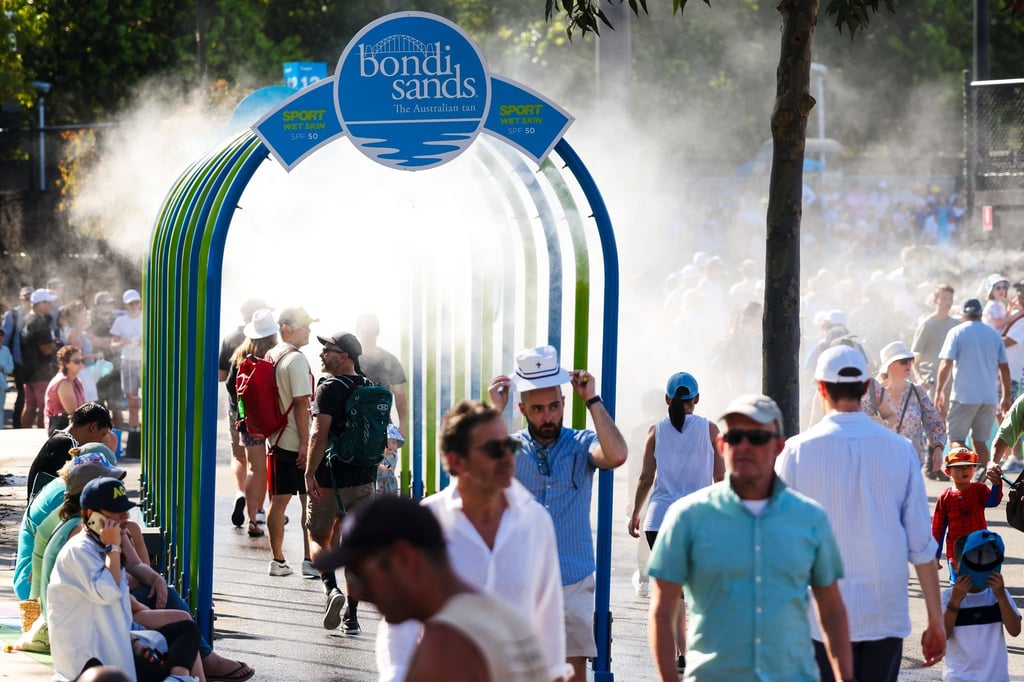 Abkühlung wird nötig sein am Samstag in Melbourne. (Archivbild)
