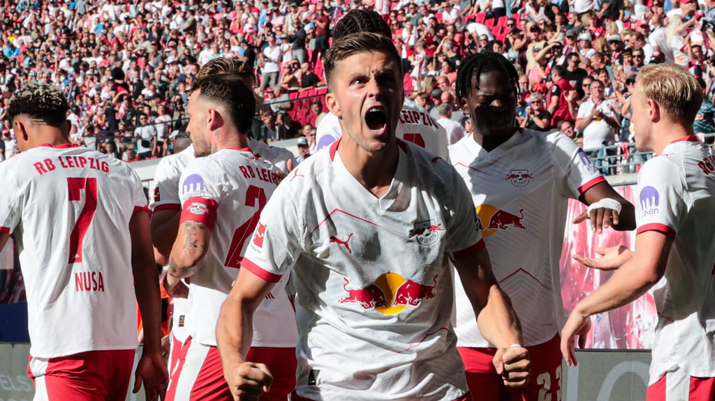 Geburtsstunde einer neuen RB-Mannschaft: Christoph Baumgartner im Hinspiel gegen Heidenheim.