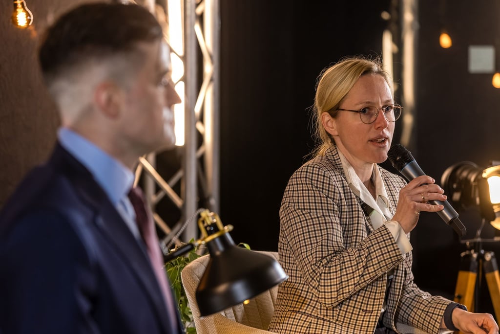 Die AfD-Landtagsabgeordnete Lena Kotré war Gast bei einer Veranstaltung mit dem Rechtsextremisten Martin Sellner von der Identitären Bewegung – ursprünglich wollte sie Gastgeberin sein. (Archivbild)