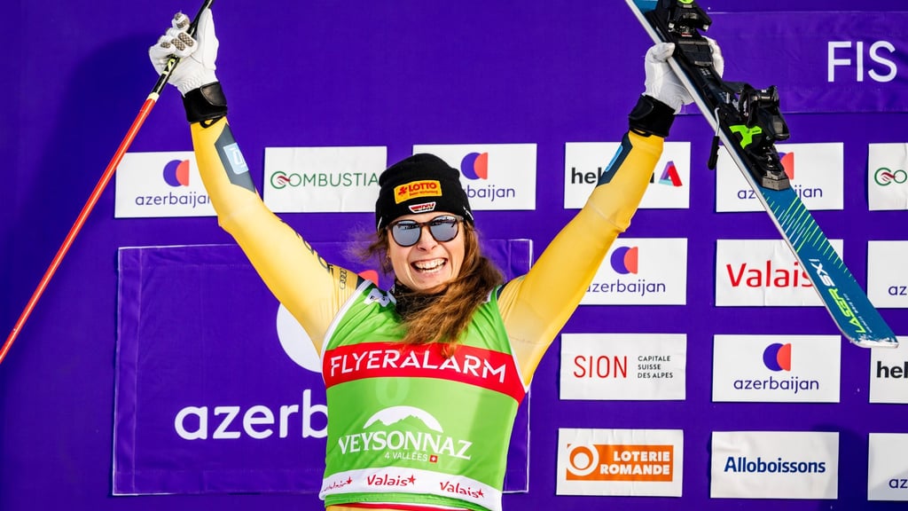 Ein Sieg und ein zweiter Platz: Skicrosserin Daniela Maier ist in Olympia-Topform.